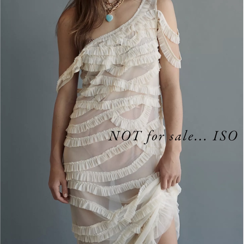 ISO UO Anderson Sheer Midi Dress Size LARGE